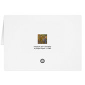 Harlequin en Columbine van Edgar Degas Kunst (Achterkant Horizontaal)