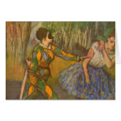 Harlequin en Columbine van Edgar Degas Kunst (Voorkant Horizontaal)