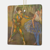 Harlequin en Columbine van Edgar Degas  Kunst Keramisch Ornament (Links)