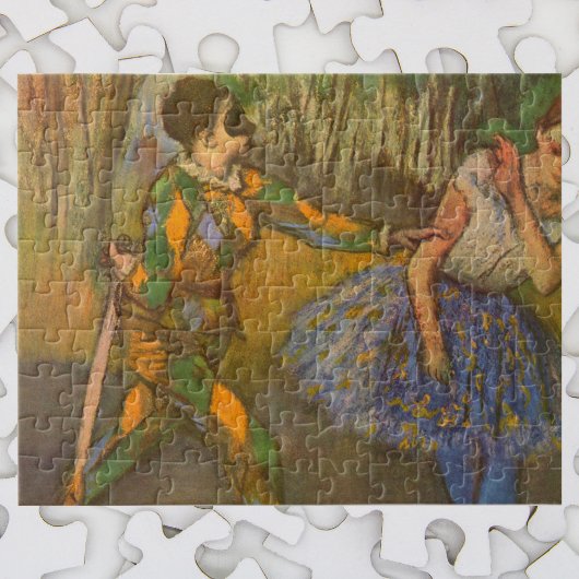Harlequin en Columbine van Edgar Degas  Kunst Legpuzzel