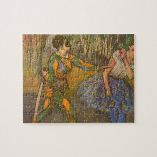 Harlequin en Columbine van Edgar Degas  Kunst Legpuzzel (Horizontaal)