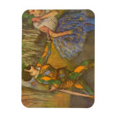 Harlequin en Columbine van Edgar Degas  Kunst Magneet (Verticaal)