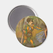 Harlequin en Columbine van Edgar Degas  Kunst Magneet (Voorkant / Achterkant)