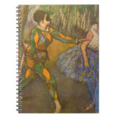 Harlequin en Columbine van Edgar Degas  Kunst Notitieboek (Voorkant)