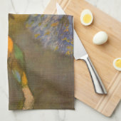 Harlequin en Columbine van Edgar Degas Kunst Theedoek (Quarter Fold)