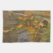 Harlequin en Columbine van Edgar Degas Kunst Theedoek (Horizontaal)