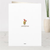 Harlequin Festive Persoonlijk kerstfeest afspelen Kaart (Achterkant)