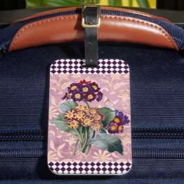 Harlequin Garden Flower Panel Bagagelabel