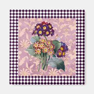 Harlequin Garden Flower Panel Magneet