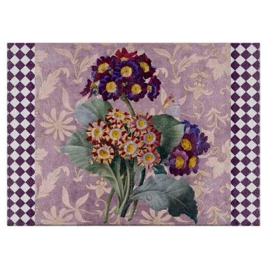 Harlequin Garden Flower Panel Snijplank (Voorkant)