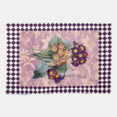  Harlequin Garden Flower Panel Theedoek (Horizontaal)