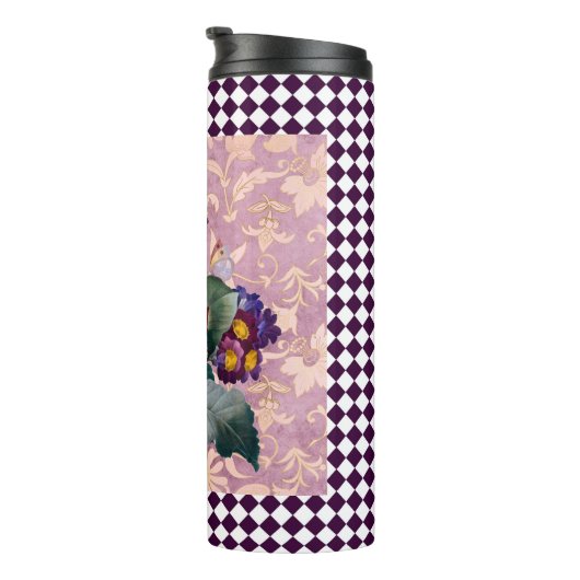  Harlequin Garden Flower Panel Thermosbeker (Geroteerd rechts)