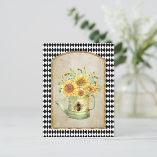  Harlequin Garden Sunflower Briefkaart