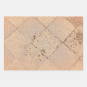 Harlequin Geïnspireerd Light Sepia Old Texture Inpakpapier Vel (Voorkant 3)