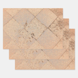  Harlequin Geïnspireerd Light Sepia Old Texture Inpakpapier Vel