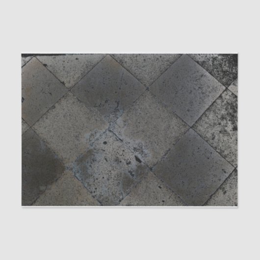  Harlequin geïnspireerde metallische grijze textuu Tissuepapier (Voorkant)