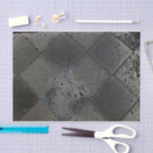  Harlequin geïnspireerde metallische grijze textuu Tissuepapier (Craft)