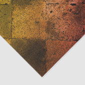 Harlequin Geïnspireerde Oranje rusttextuur Tissuepapier (Detail)