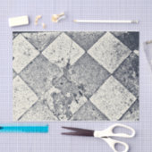 Harlequin geïnspireerde zwarte en witte textuur Tissuepapier (Craft)