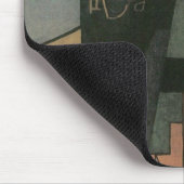 Harlequin, gemaakt door Juan Gris,  Cubistische ku Muismat (Hoek)