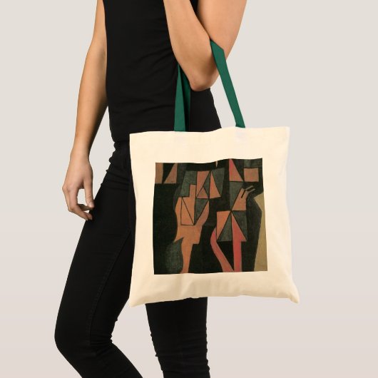 Harlequin, gemaakt door Juan Gris,  Cubistische ku Tote Bag (Voorkant (product))