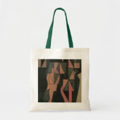 Harlequin, gemaakt door Juan Gris,  Cubistische ku Tote Bag (Voorkant)