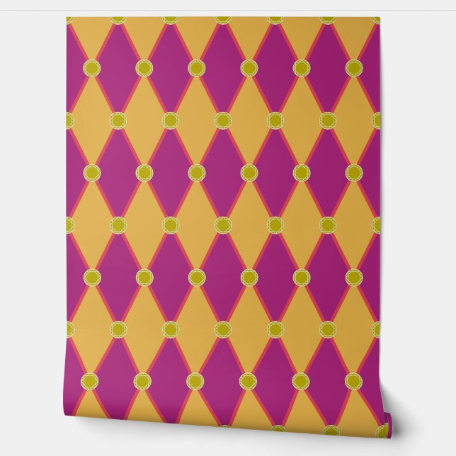 Harlequin Geo studeerde GBFOM Behang (Afrollen)