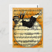  Harlequin Girl Briefkaart (Voorkant / Achterkant)