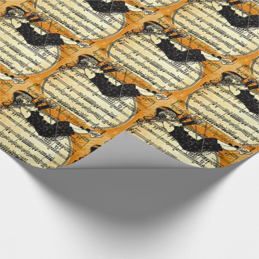  Harlequin Girl Cadeaupapier (Hoek)