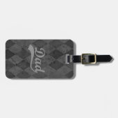 Harlequin Gray Shades Dad Bagagelabel (Voorkant horizontaal)