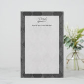 Harlequin Gray Shades Dad Briefpapier (Staand voorkant)