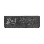 Harlequin Gray Shades Dad Etiket (Voorkant)