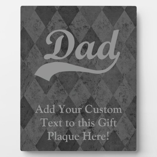 Harlequin Gray Shades Dad Fotoplaat (Voorkant)