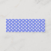 Harlequin Great Dane Blue Check-kaart Mini Visitekaartje (Achterkant)