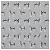 Harlequin Great Dane dog grijs Stof (Swatch)