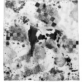 Harlequin Great Dane Douchegordijn (Voorkant)