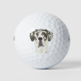 Harlequin Great Dane Golfballen