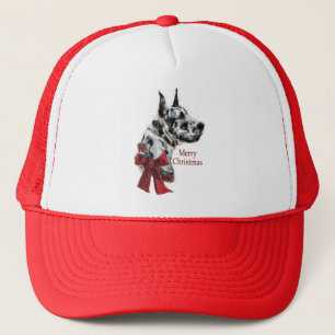Harlequin Great Dane-kerstcadeaus Trucker Pet