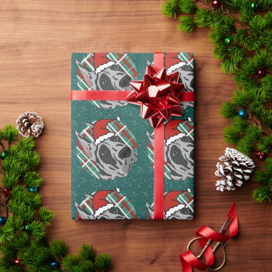 Harlequin Great Dane Kerstmis Cadeaupapier (Feestdagen Geschenken)