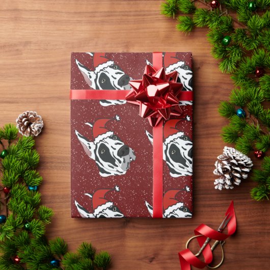 Harlequin Great Dane Kerstmis Cadeaupapier (Feestdagen Geschenken)