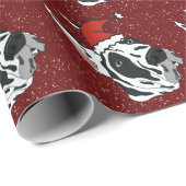 Harlequin Great Dane Kerstmis Cadeaupapier (Rol Hoek)