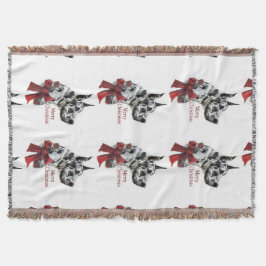 Harlequin Great Dane Kerstmis Deken