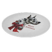Harlequin Great Dane Kerstmis Snijplank (Hoek)