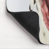 Harlequin Great Dane met open mond, close-up, Muismat (Hoek)