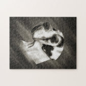 Harlequin Great Dane Portret Legpuzzel (Horizontaal)