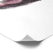 Harlequin Great Dane Poster (Hoek)