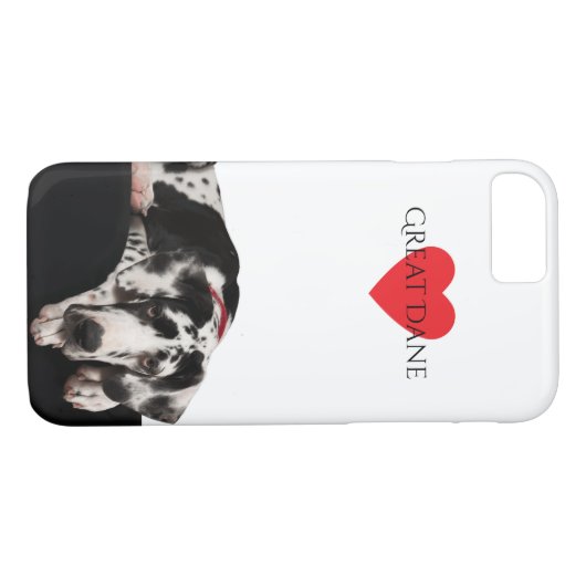 Harlequin Great Dane Puppy Case-Mate iPhone Case (Achterkant (Horizontaal))