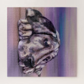 Harlequin Great Dane Puppy Legpuzzel (Horizontaal)