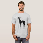 Harlequin Great Dane T-shirt (Voorkant volledig)
