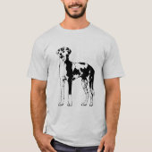 Harlequin Great Dane T-shirt (Voorkant)